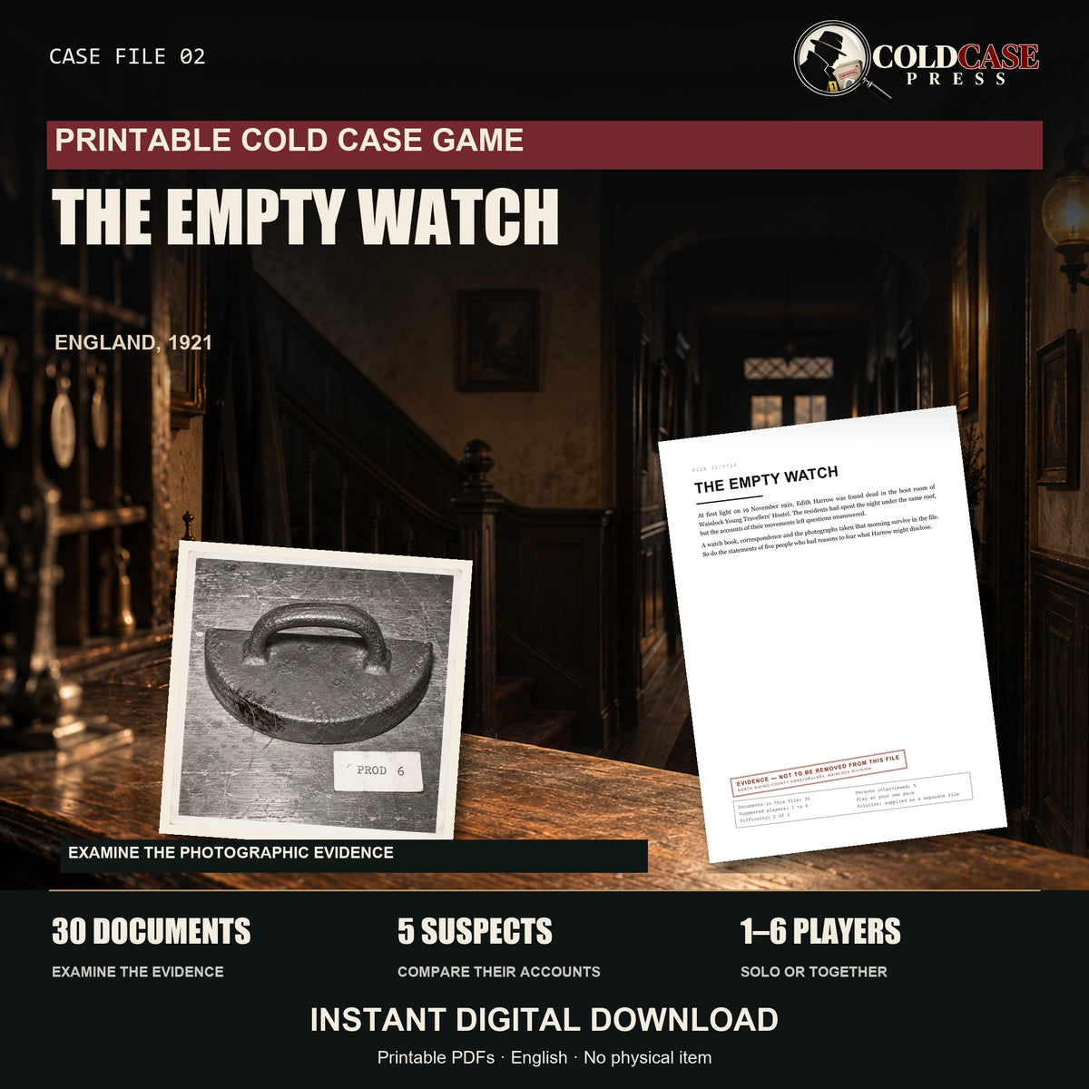 The Empty Watch — investigation dossier and included materials
