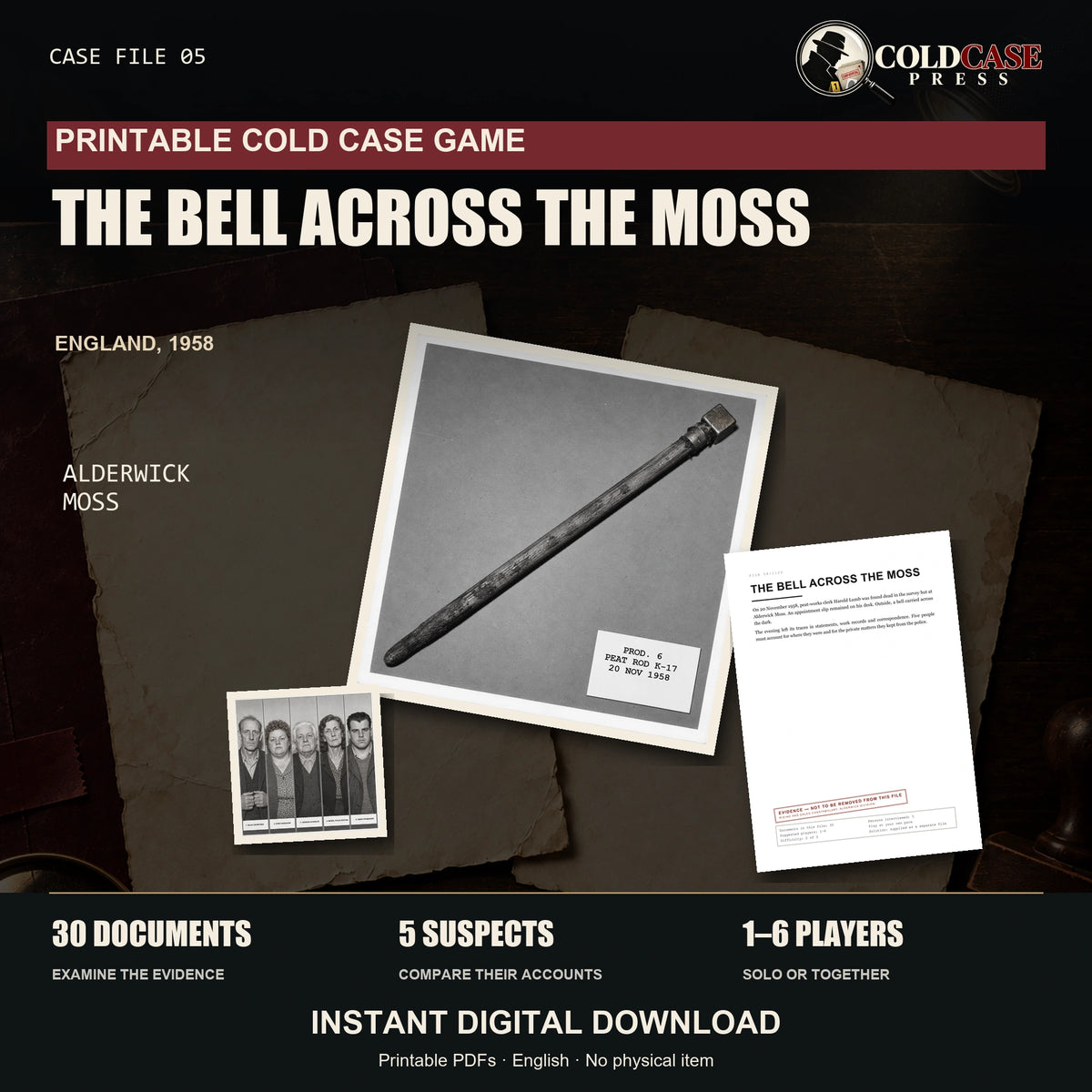 The Bell Across the Moss — investigation dossier and included materials