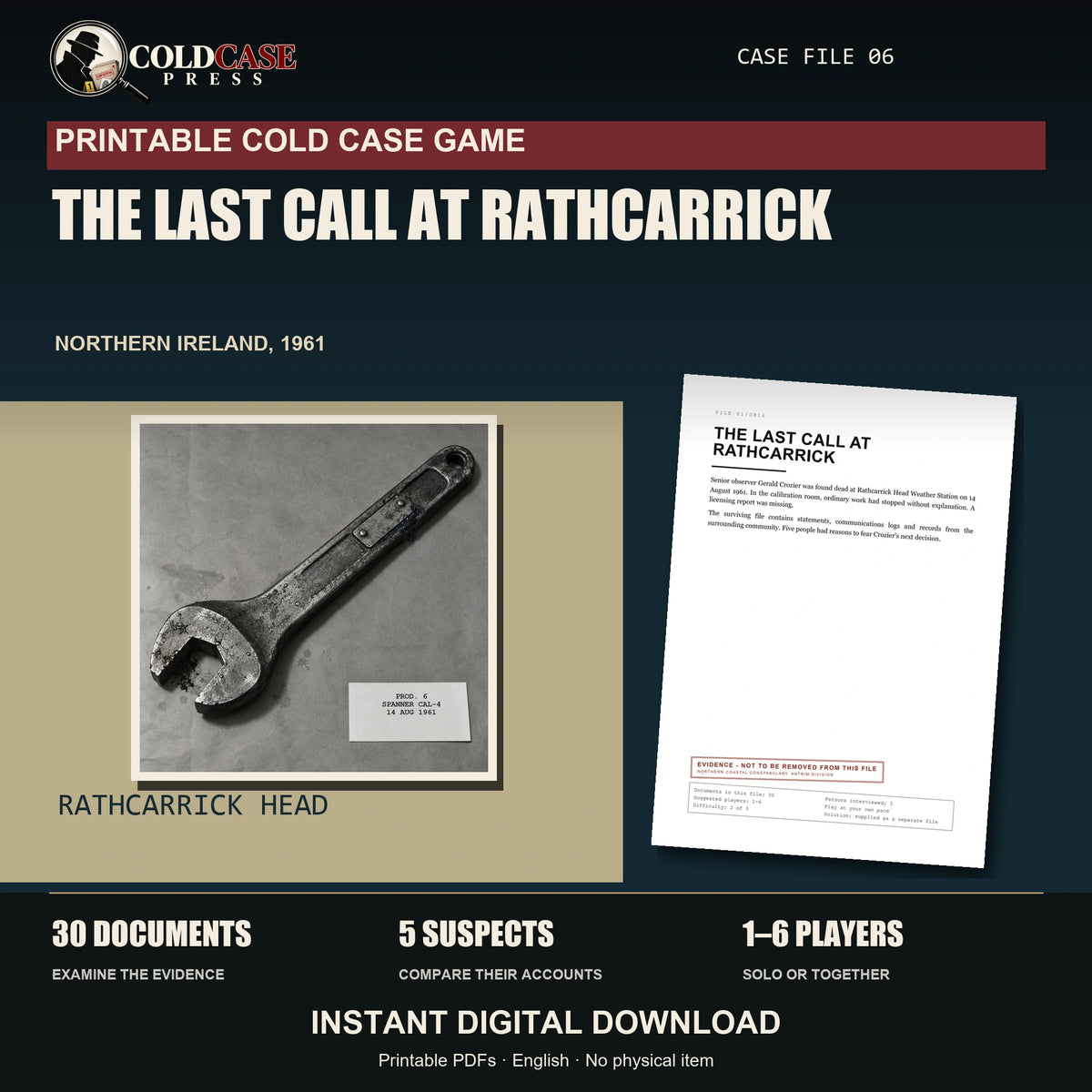 The Last Call at Rathcarrick — investigation dossier and included materials