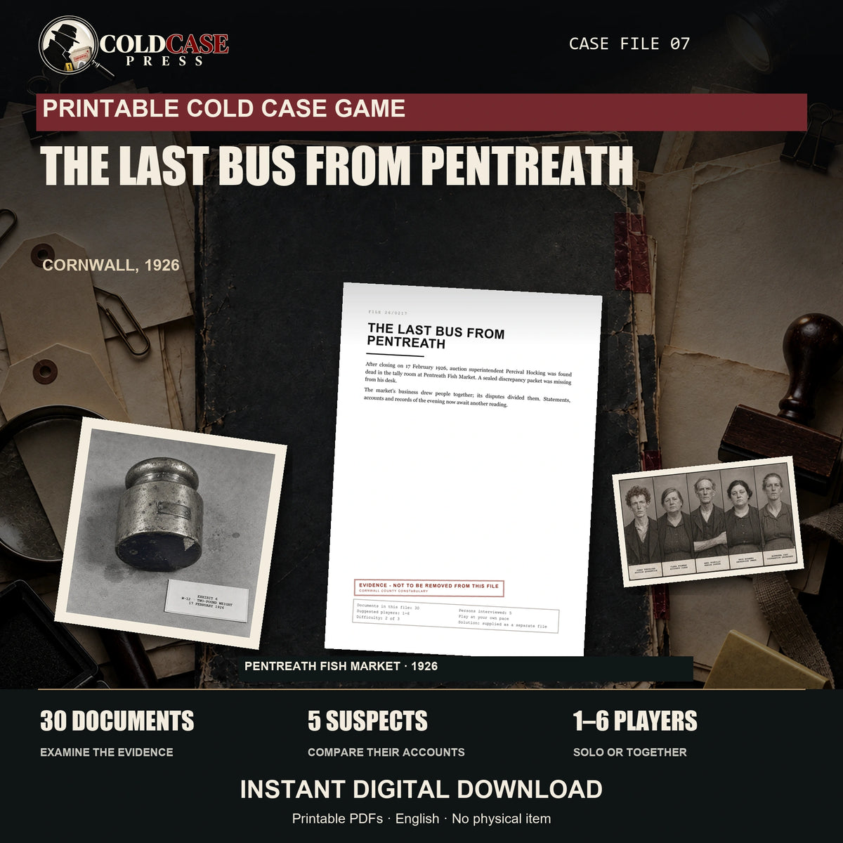 The Last Bus from Pentreath — investigation dossier and included materials
